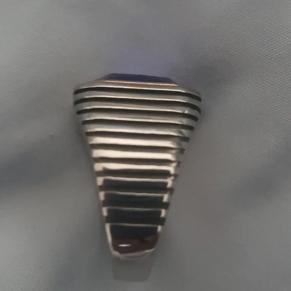 Blue Handmade Men's Ring Size 11 NWT